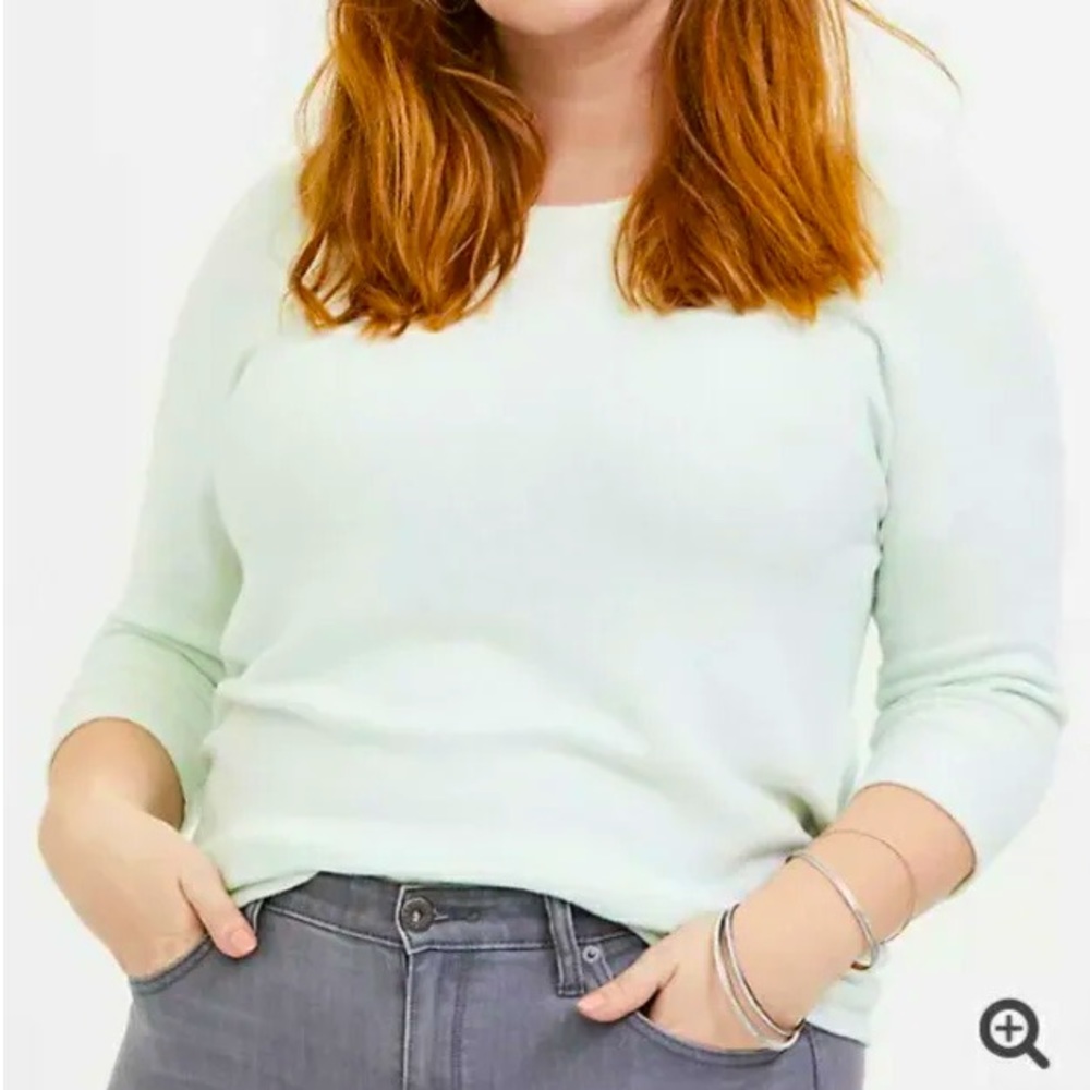 Mint Green Super Soft Three Quarter Sleeve Shirt